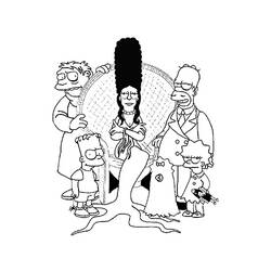 Simpsons (Cartoons and Animated Shows) coloring page #23969 to print and color