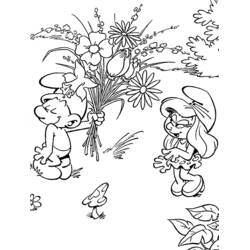 Smurfs (Cartoons and Animated Shows) coloring page #34690 to print and color