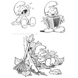 Smurfs (Cartoons and Animated Shows) coloring page #34758 to print and color