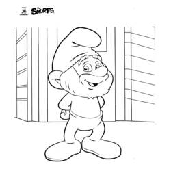 Smurfs (Cartoons and Animated Shows) coloring page #34900 to print and color