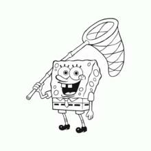 Coloring page: SquareBob SquarePants (Cartoons and Animated Shows) #33567 - Free Printable Coloring Pages