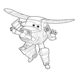 Coloring pages: Super Wings - Free Printable Coloring Pages