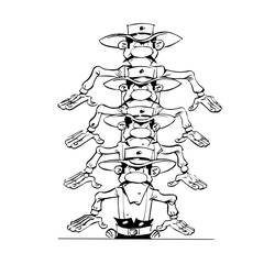 Coloring page: The Daltons (Cartoons and Animated Shows) #213399 - Free Printable Coloring Pages