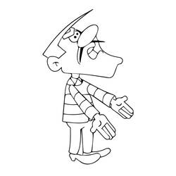 Coloring page: The Daltons (Cartoons and Animated Shows) #213408 - Free Printable Coloring Pages