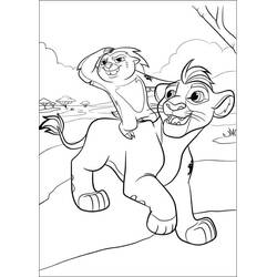 The Lion Guard (Cartoons and Animated Shows) coloring page #197315 to print and color
