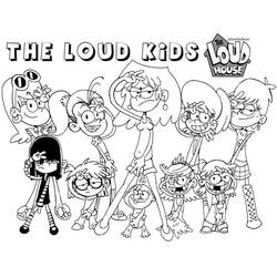 Coloring pages: The Loud House - Free Printable Coloring Pages