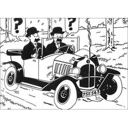 Tintin (Cartoons and Animated Shows) coloring page #185963 to print and color