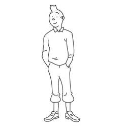 Tintin (Cartoons and Animated Shows) coloring page #185982 to print and color