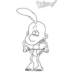 Titeuf (Cartoons and Animated Shows) coloring page #181879 to print and color