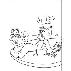 Tom and Jerry (Cartoons and Animated Shows) coloring page #215100 to print and color