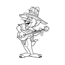 Tom and Jerry (Cartoons and Animated Shows) coloring page #215111 to print and color