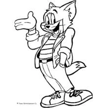 Coloring page: Tom and Jerry (Cartoons and Animated Shows) #24192 - Free Printable Coloring Pages