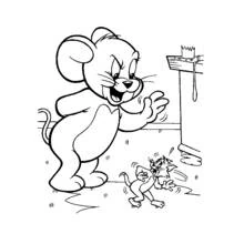 Coloring page: Tom and Jerry (Cartoons and Animated Shows) #24203 - Free Printable Coloring Pages