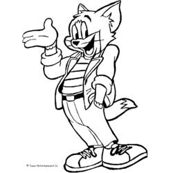 Coloring page: Tom and Jerry (Cartoons and Animated Shows) #24295 - Free Printable Coloring Pages