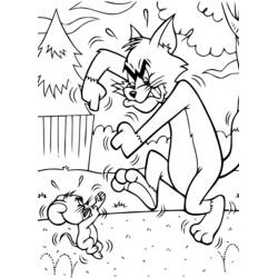 Coloring page: Tom and Jerry (Cartoons and Animated Shows) #24324 - Free Printable Coloring Pages