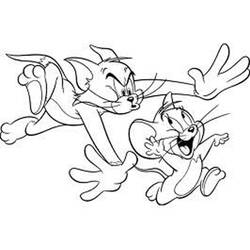 Coloring pages: Tom and Jerry - Free Printable Coloring Pages