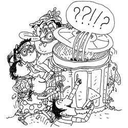 Coloring pages: Tom-Tom and Nana - Free Printable Coloring Pages