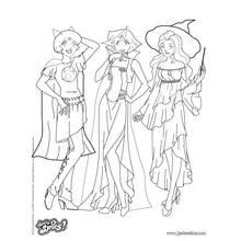 Coloring pages: Totally Spies - Free Printable Coloring Pages