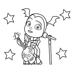 Coloring page: Vampirina (Cartoons and Animated Shows) #198607 - Free Printable Coloring Pages