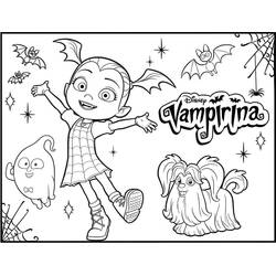 Coloring page: Vampirina (Cartoons and Animated Shows) #198612 - Free Printable Coloring Pages