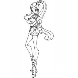 Coloring pages: Winx - Free Printable Coloring Pages