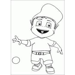 Coloring page: Adiboo (Cartoons) #23605 - Printable coloring pages