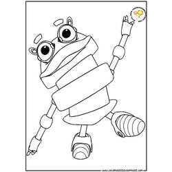 Coloring page: Adiboo (Cartoons) #23614 - Free Printable Coloring Pages