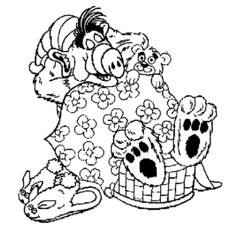 Coloring page: Alf (Cartoons) #33690 - Printable coloring pages