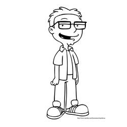 Coloring page: American Dad! (Cartoons) #50892 - Printable coloring pages