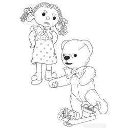 Coloring page: Andy Pandy (Cartoons) #26722 - Printable coloring pages