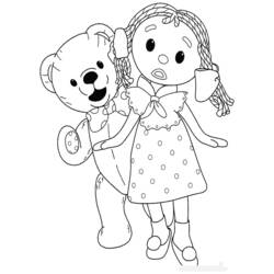Coloring page: Andy Pandy (Cartoons) #26742 - Free Printable Coloring Pages