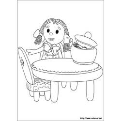 Coloring page: Andy Pandy (Cartoons) #26779 - Printable coloring pages
