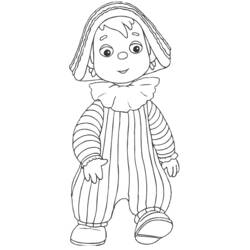 Coloring page: Andy Pandy (Cartoons) #26801 - Printable coloring pages