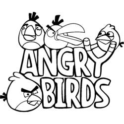 Coloring page: Angry Birds (Cartoons) #25025 - Free Printable Coloring Pages