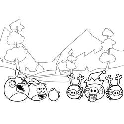 Coloring page: Angry Birds (Cartoons) #25042 - Free Printable Coloring Pages