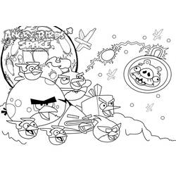 Coloring page: Angry Birds (Cartoons) #25049 - Free Printable Coloring Pages