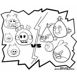 Coloring page: Angry Birds (Cartoons) #25055 - Free Printable Coloring Pages