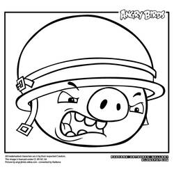 Coloring page: Angry Birds (Cartoons) #25067 - Printable coloring pages