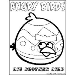 Coloring page: Angry Birds (Cartoons) #25079 - Free Printable Coloring Pages