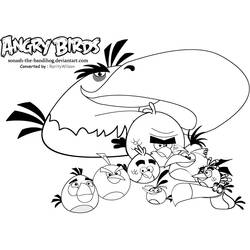 Coloring page: Angry Birds (Cartoons) #25086 - Printable coloring pages