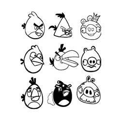 Coloring page: Angry Birds (Cartoons) #25106 - Free Printable Coloring Pages