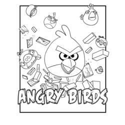 Coloring page: Angry Birds (Cartoons) #25107 - Free Printable Coloring Pages