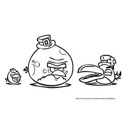 Coloring page: Angry Birds (Cartoons) #25121 - Free Printable Coloring Pages