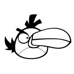 Coloring page: Angry Birds (Cartoons) #25126 - Printable coloring pages