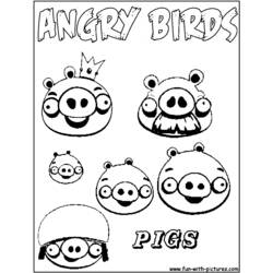Coloring page: Angry Birds (Cartoons) #25145 - Free Printable Coloring Pages