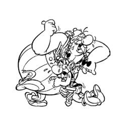 Coloring page: Asterix and Obelix (Cartoons) #24394 - Free Printable Coloring Pages