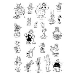 Coloring page: Asterix and Obelix (Cartoons) #24396 - Printable coloring pages