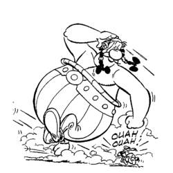 Coloring page: Asterix and Obelix (Cartoons) #24442 - Free Printable Coloring Pages