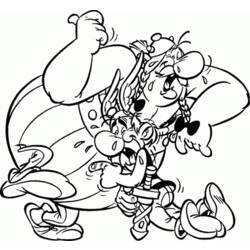 Coloring page: Asterix and Obelix (Cartoons) #24445 - Free Printable Coloring Pages