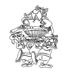 Coloring page: Asterix and Obelix (Cartoons) #24477 - Free Printable Coloring Pages